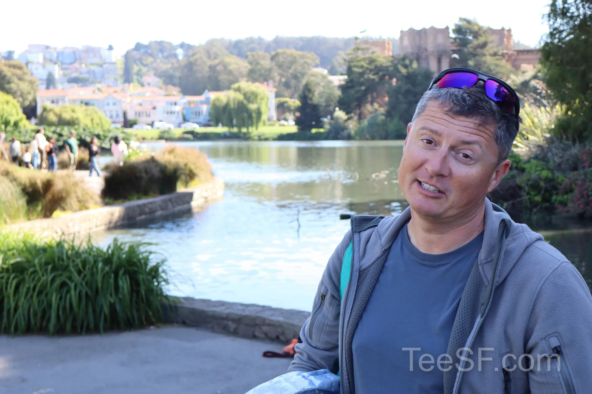 palace Lagoon Male Portrait during a Stripe Sessions 2026 visit in San Francisco.